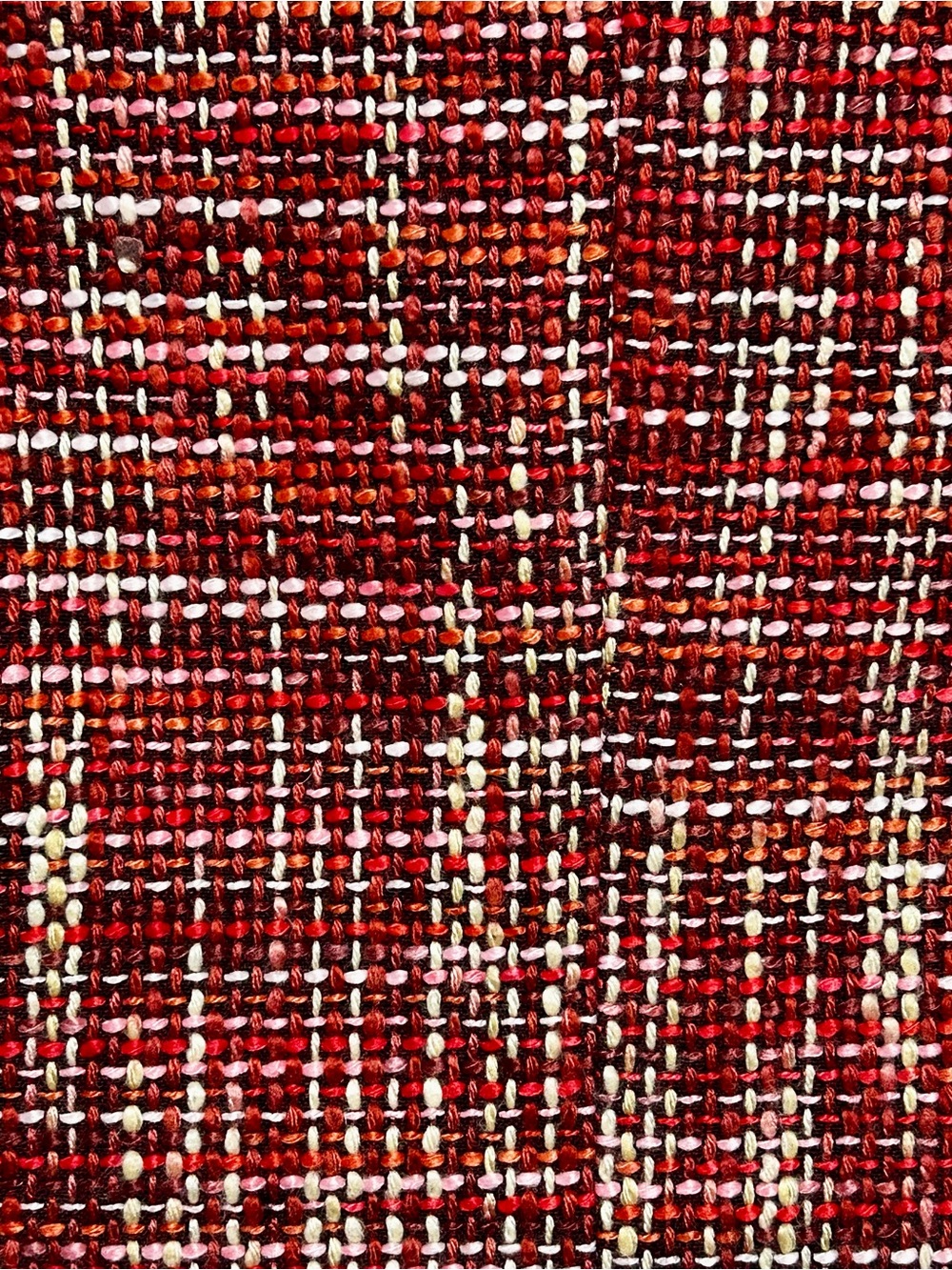 Vintage Rafaella Red Tweed Fringe Jacket - Picture 3 of 7